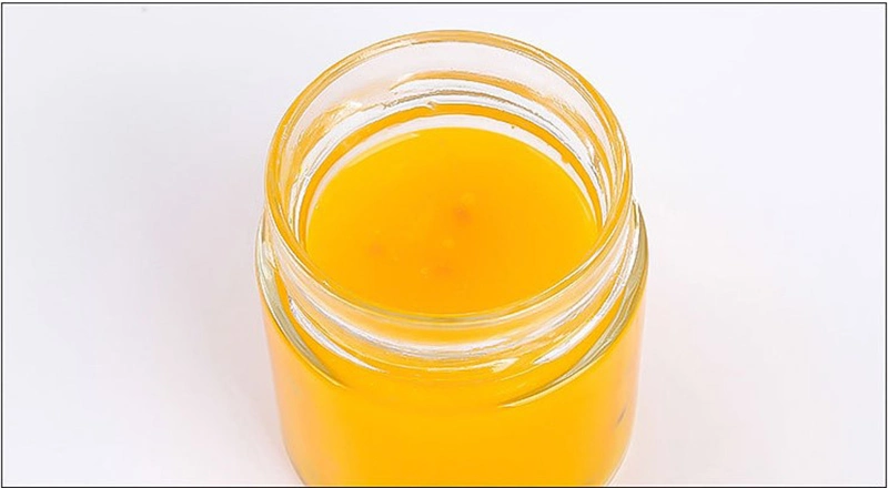 Square or Round Honey Jar Nut Glass Bottle Storage Glassware