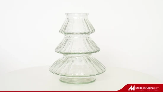 Wholesale Wide Mouth Belly Decor Transparent Glass Flower Vase for Wedding