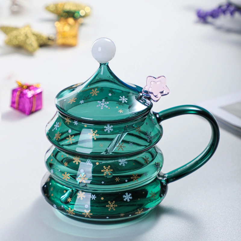 Handmade Pyrex Glass Drinking Mugs Glassware Home Use for Christmas