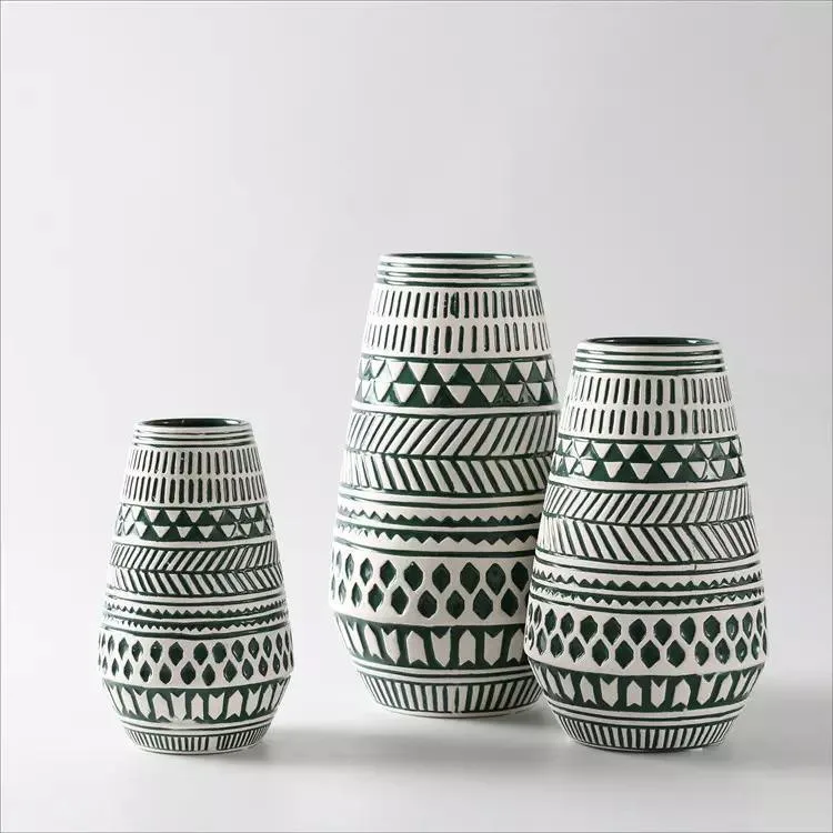 Hot Sale Custom Logo Matte Home Decor Gift Modern Luxury Wedding Decoration Ceramic Porcelain Vases for Events